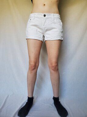 Blue Asphalt White Denim Shorts